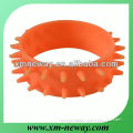 Gothic spike rubber silicone punk bracelet